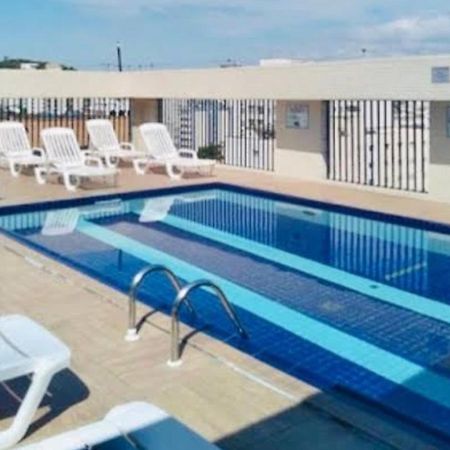 Apartamento tipo Flat Palladium Service São Vicente Esterno foto