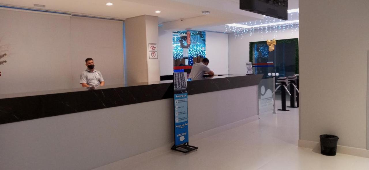 Apartamento tipo Flat Palladium Service São Vicente Esterno foto